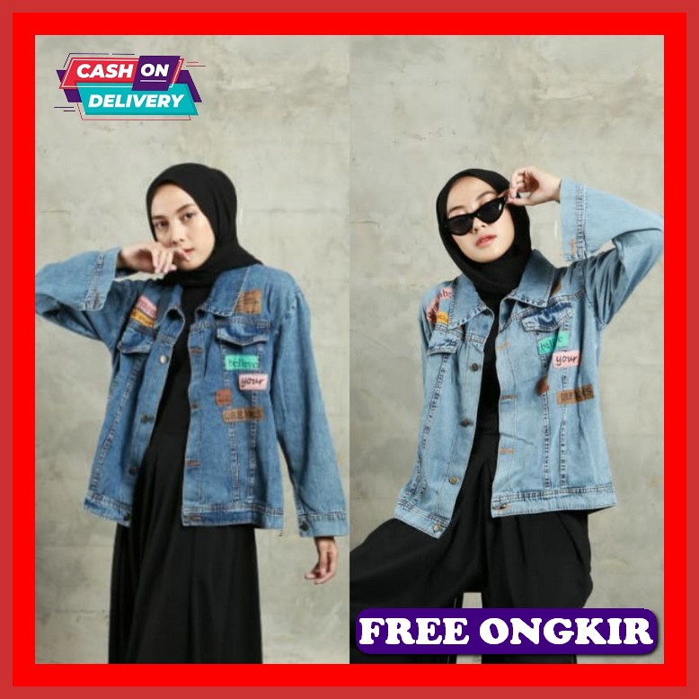 Jacket Wanita Mewah Jeans Jaket Jins Import Cewek Remaja Jket Cewe Terbaru 2023 2 Rompi Jeans Wanita