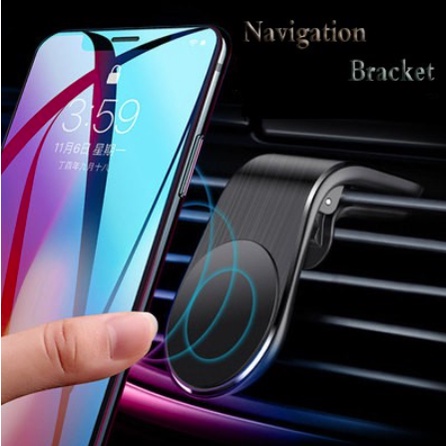 Bracket Magnetik Dudukan Handphone Gps Navigasi Anti Slip Untuk Mobil