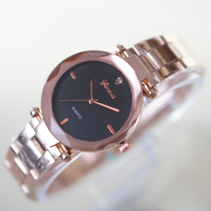 [ READY 6 WARNA ] JAM TANGAN MURAH WANITA ORIGINAL GENEVA TALI RANTAI BALOK // GN031-5