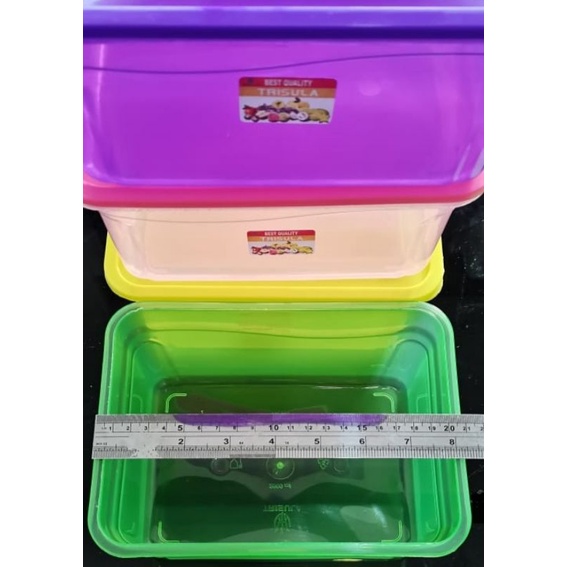 toples/sealpack/foodbox 2500ml warna dan bening