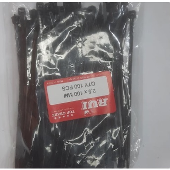 

Kabel Ties / Cable Tie Nylon 2.5 X 100 mm isi 100 - hitam