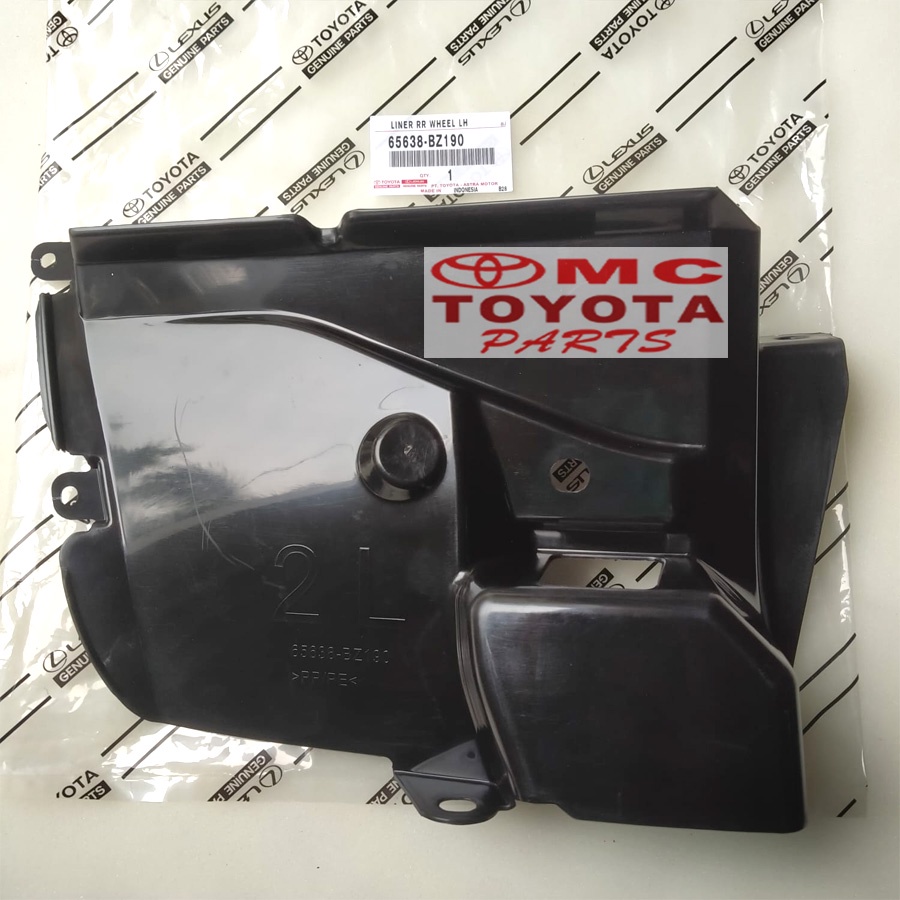 Liner Fender / Spakbor Belakang Kiri Agya Ayla 65638-BZ190