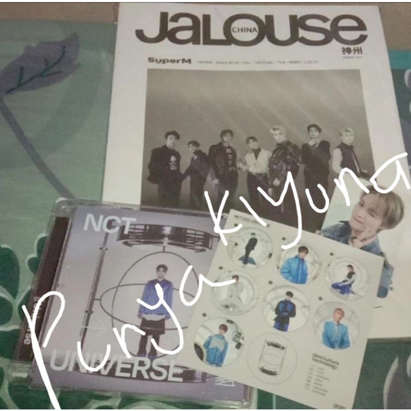 Jewel universe NCT cover taeyong pc yangyang dan majalah jalouse superM cover