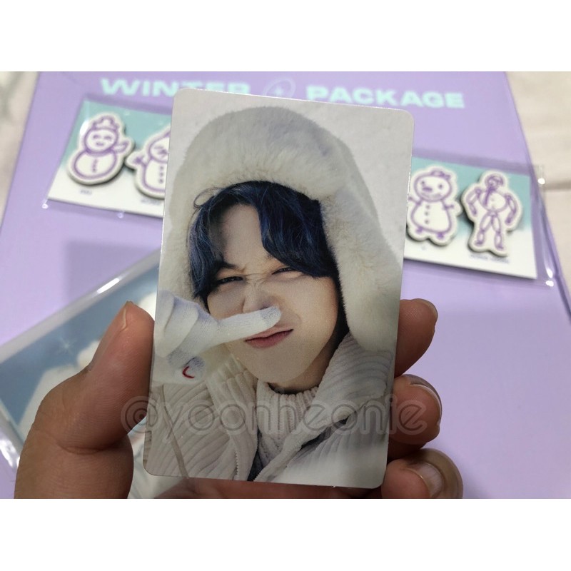 BTS Winter Package 2021 Jimin Photocard PC