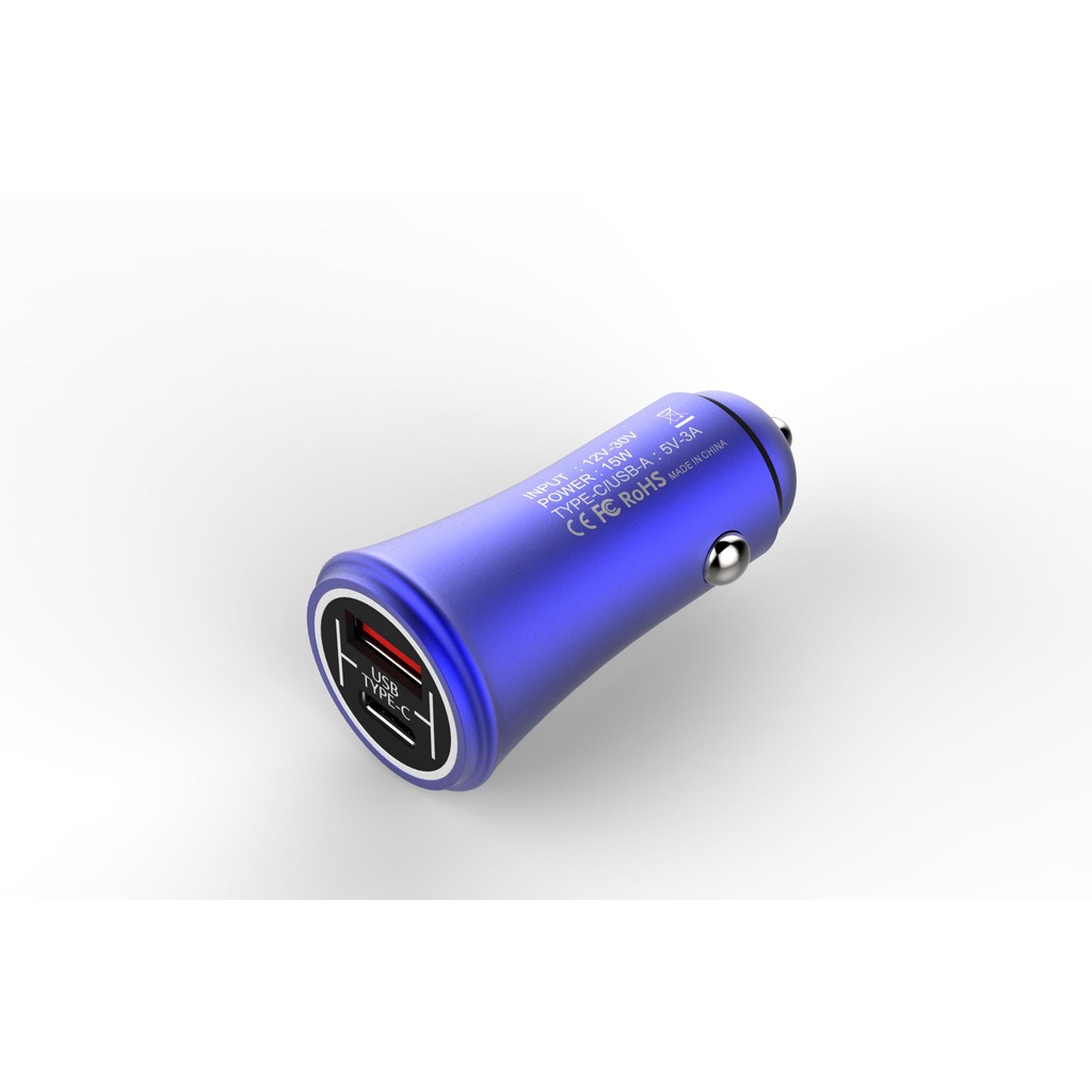 【CC004】 [GROSIR/COD]JHY10 Car Charger Fast Charging 24W USB + PD Ports USB Type C QC3.0 PD3.0 Casan Mobil Pengisi Daya Handphone Universal IOS iPad