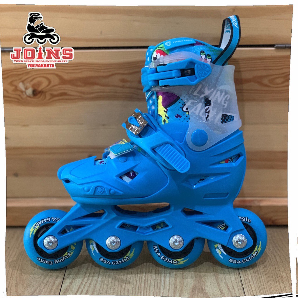 Sepatu Roda Inline Skate Anak Flying Eagle S3 Cosmo Blue