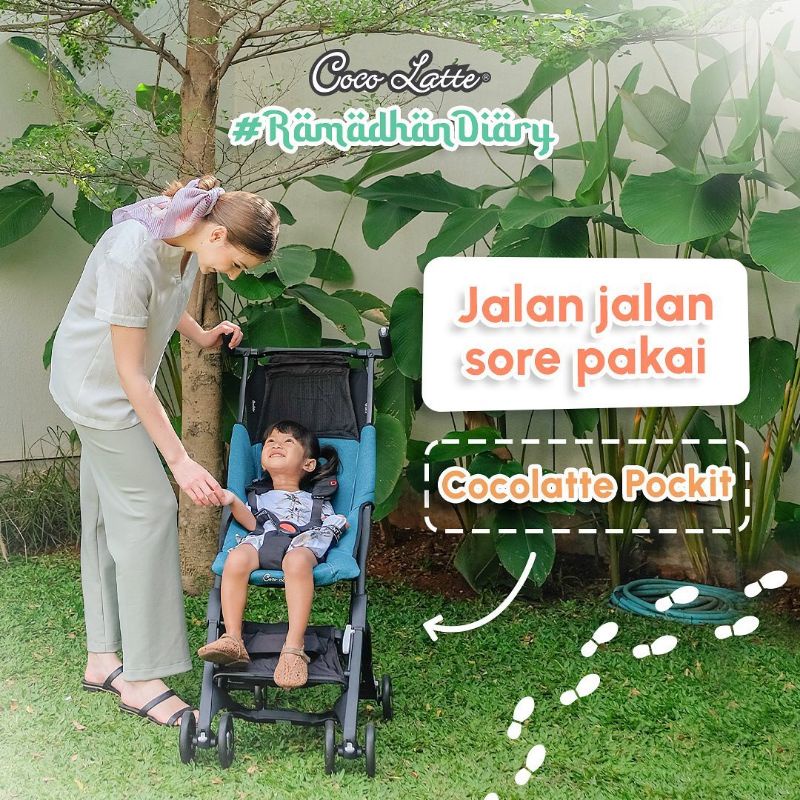 Stroller Cocolatte 8381 / 838 Pockit RMD Knit Gen 6 Kereta Dorong Bayi Cabin Size