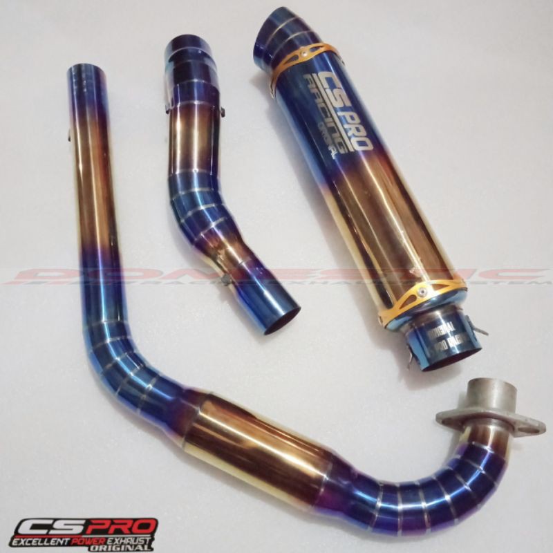 CS PRO RACING ORIGINAL KNALPOT RACING VIXION SATRIA FU JUPITER MX NEW 135 SONIC150 NOT PROLINER TR1