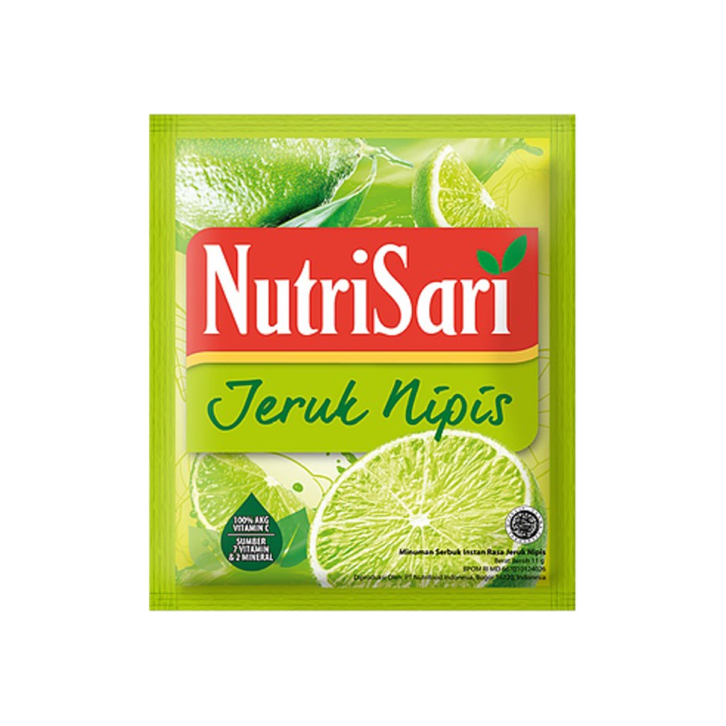 

Nutrisari Rasa Buah Jeruk Nipis | Sachet