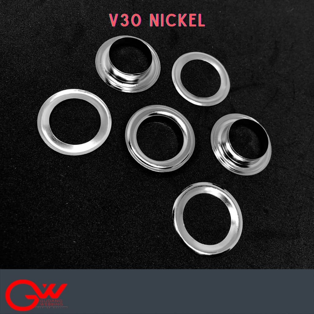 MATA ITIK / RING O BESI / V30 NICKLE (5Gross)