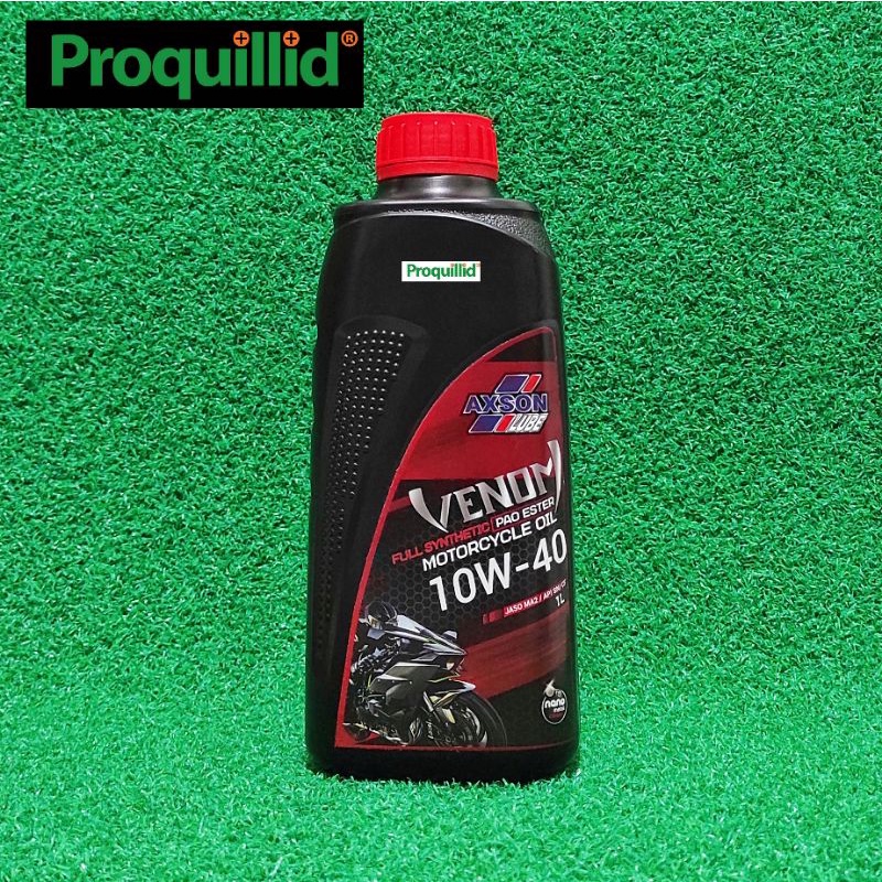 AXSON LUBE VENOM FULL SYNTHETIC PAO ESTER OIL MANUAL 10W-40 JASO MA2 API SN/CF 1 L OLI MESIN MOTOR K