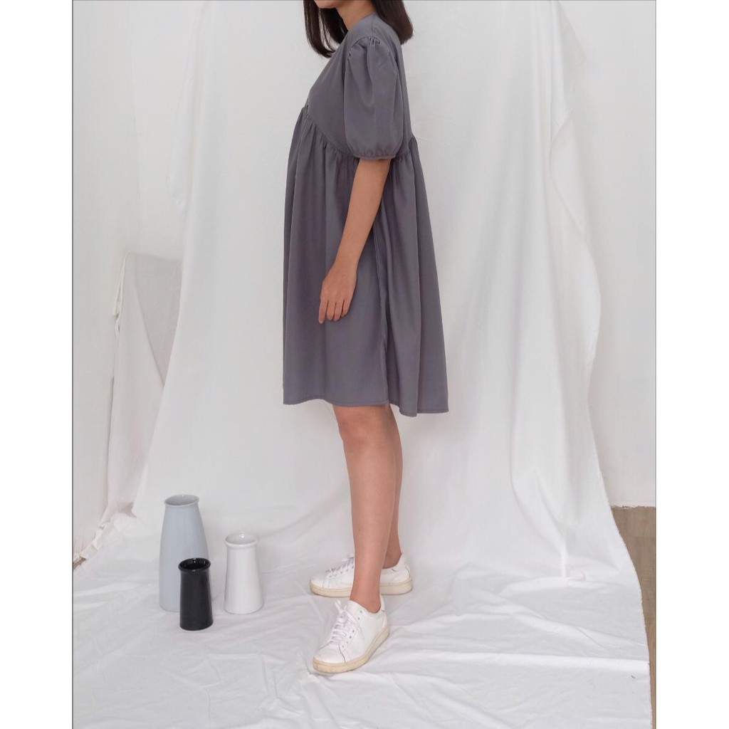 Blanc-Mariana Dress in Grey