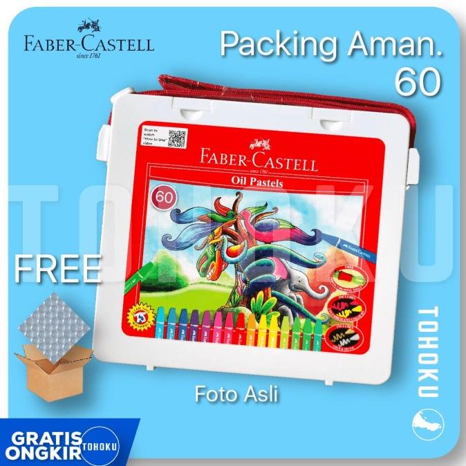 

(BISA COD) Crayon Faber Castell 60 Warna - Free Bubble + Kardus TERUJI Kode 1182