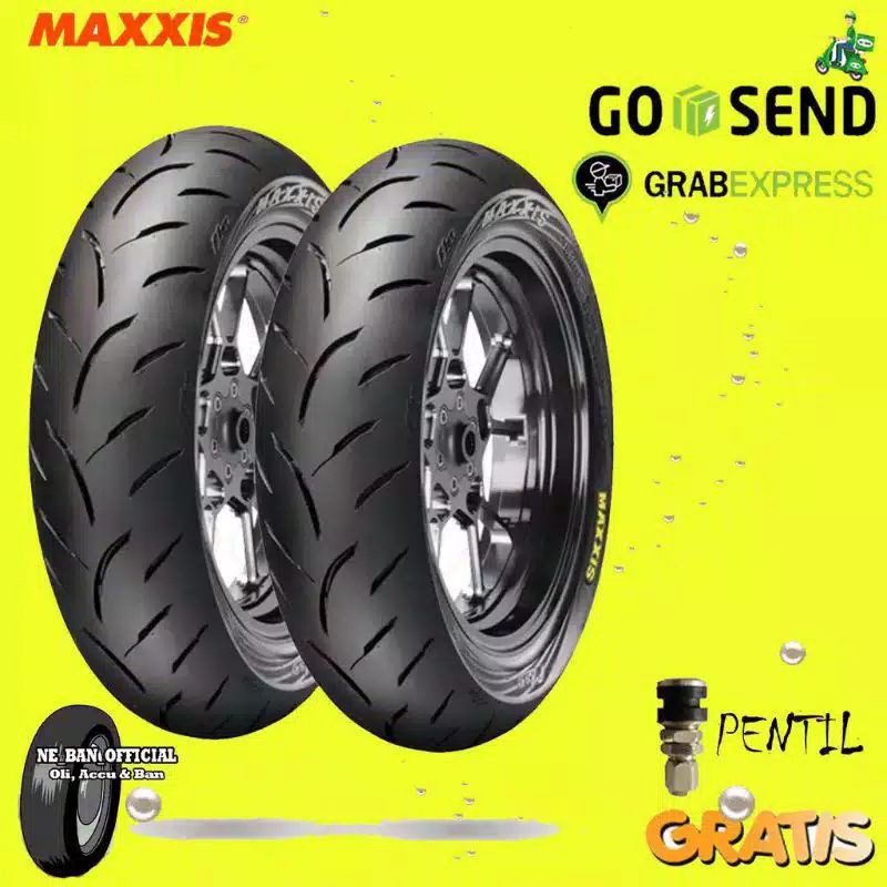 PAKET BAN MOTOR AEROX 155 MAXXIS VICTRA 110/80 & 140/70 RING 14 TUBELESS