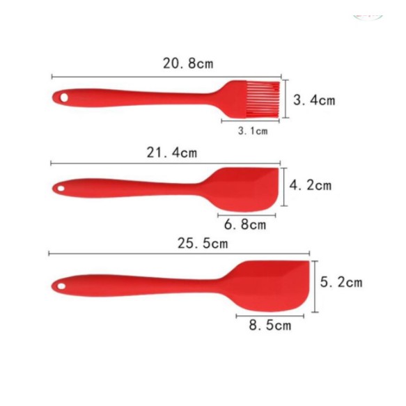 Peralatan masak sutil spatula set 5pcs- sosoyo