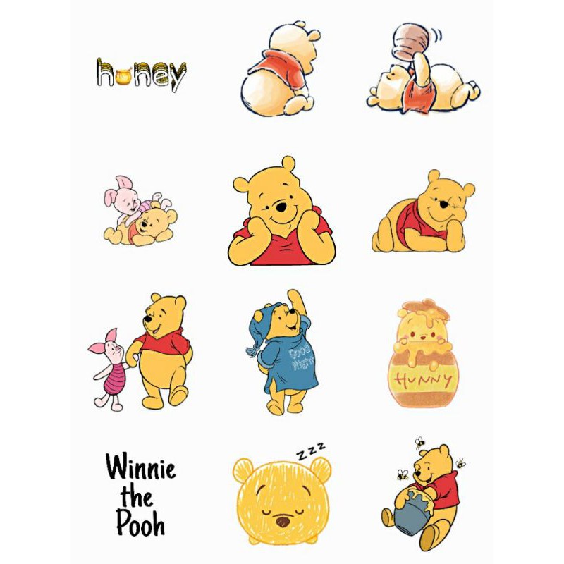 

STIKER DISNEY WINNIE THE POOH 35 PCS
