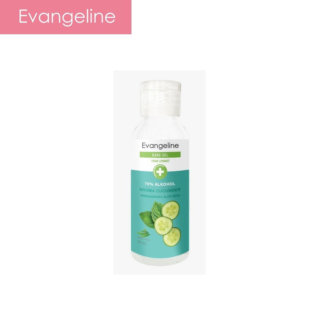 Evangeline Hand Gel Cucumber 60 ml