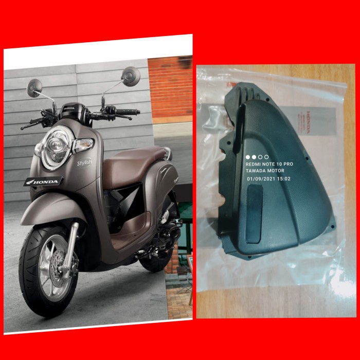 COVER FILTER UDARA LUAR HONDA Scoopy eSP K93 2017 - 2020