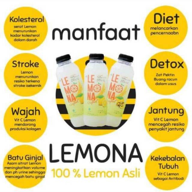 Lemona 100% Lemon Asli - De Lemona Pure Delemona Murah &amp; Bergaransi