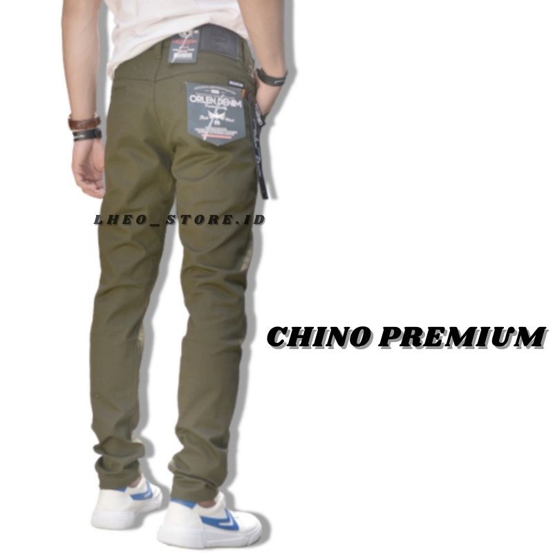 Celana Panjang Pria Chino Pants Model Slim Fit Skinny Original Premium Quality Terbaru Shopee Indonesia