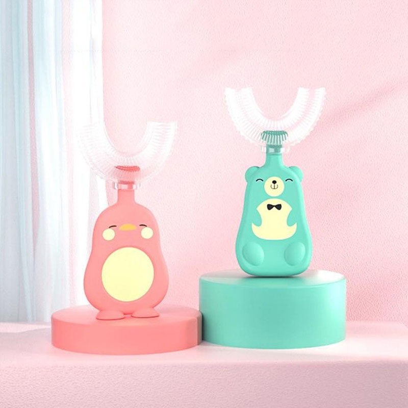 ✅Ready stock Sikat gigi SIKAT GIGI Imut silikon bayi anak bentuk U | tooth brush baby silicon type U 360° sikat gigi anak sikat U SIKAT GIGI BENTUK good