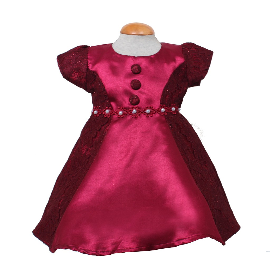 Dress Carita kids 333/Baju Ulang Tahun Anak Bayi/ Dress Anak Bayi Murah/Baju Anak Good Quality