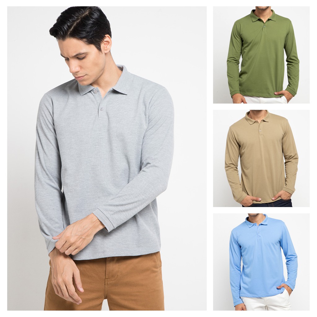 Tolliver Polo Shirt Lengan Panjang Pria Long Sleeve Polo Tolliver Polo Shirt Lengan Panjang Pria Long Sleeve Polo