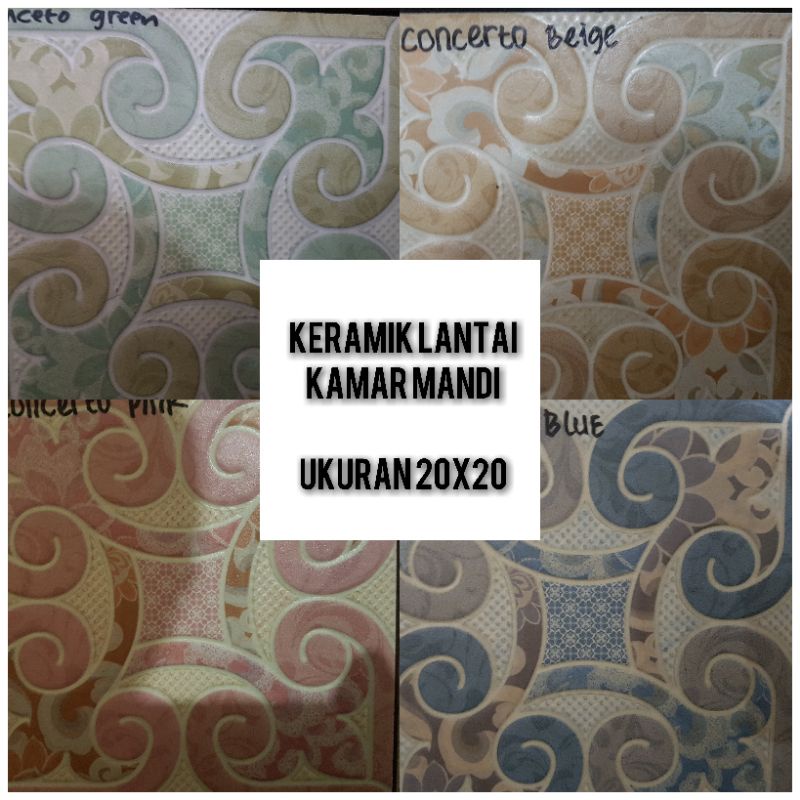 Keramik Lantai Kamar Mandi ukuran 20x20