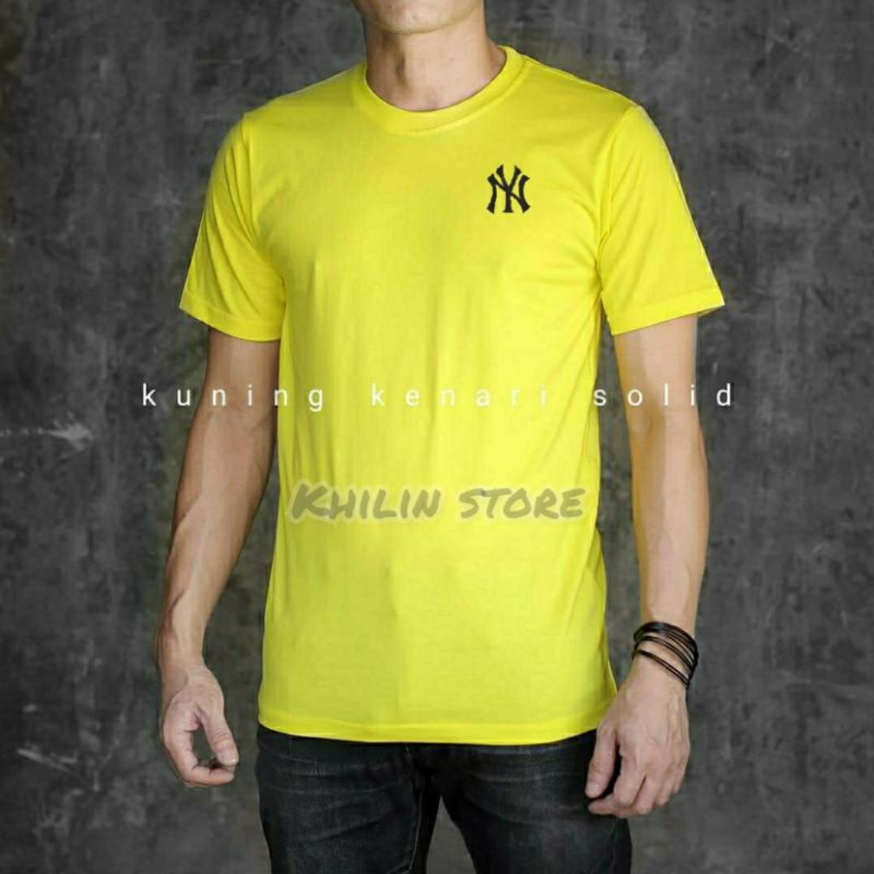 Kaos Pria NY Baju Kaos Pria Distro Baju Atasan Pria Dewasa Tshirt Pria Lengan Pendek