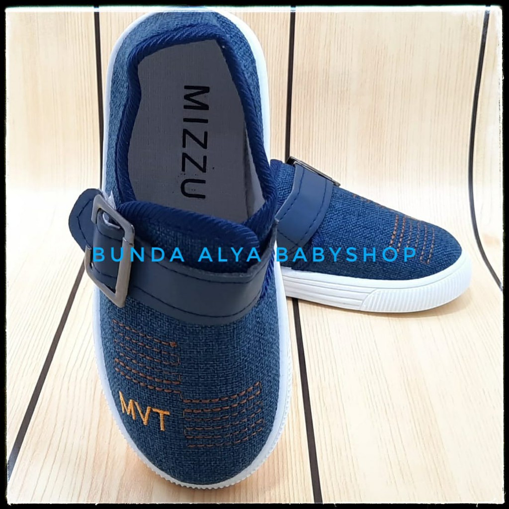 Sepatu Anak Laki Laki IMPORT 1 - 7 Tahun NAVY Alas Karet Anti Licin Sepatu Anak Cowok Premium MVT Size 21 - 35