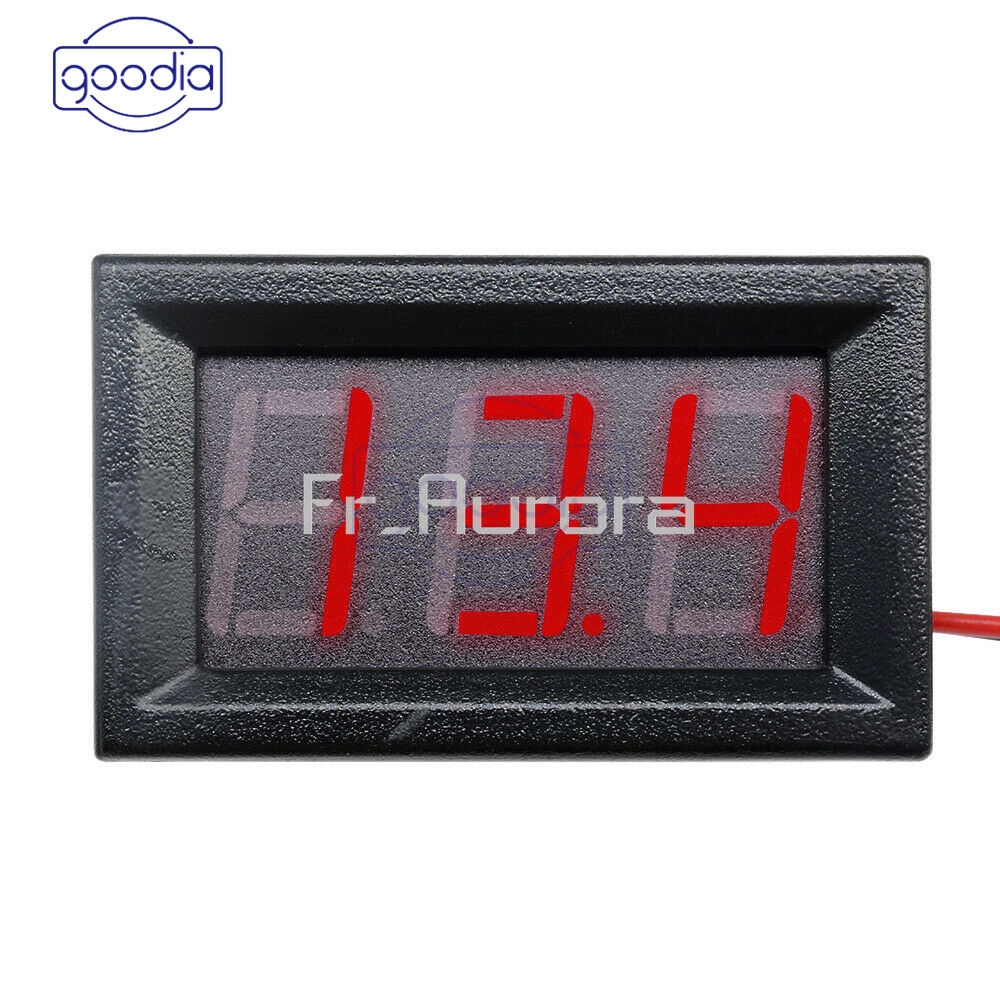 ✈【Fast/COD】✈ 0.56&quot; DC4.5-30V Voltmeter LED Panel Three Digital Display Volt Voltage Meter Red