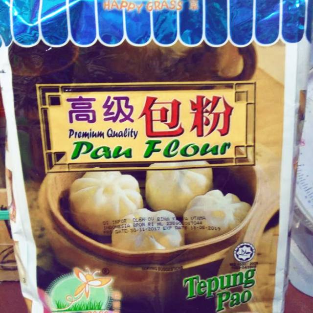 

Tepung pao premium/pao flour HAPPY GRASS 1,3KG