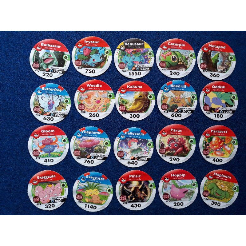 Kartu Choki Choki Pokemon Medallion Battle MY1-001 ~ MY1-160
