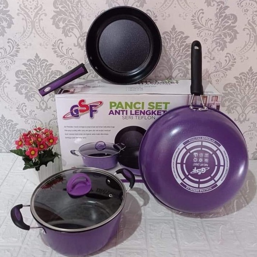 PANCI SET GSF G2429 / PANCI SET ANTI LENGKET GSF 2429 / PANCI SET TEFLON GSF 2429 / PANCI SET SERI