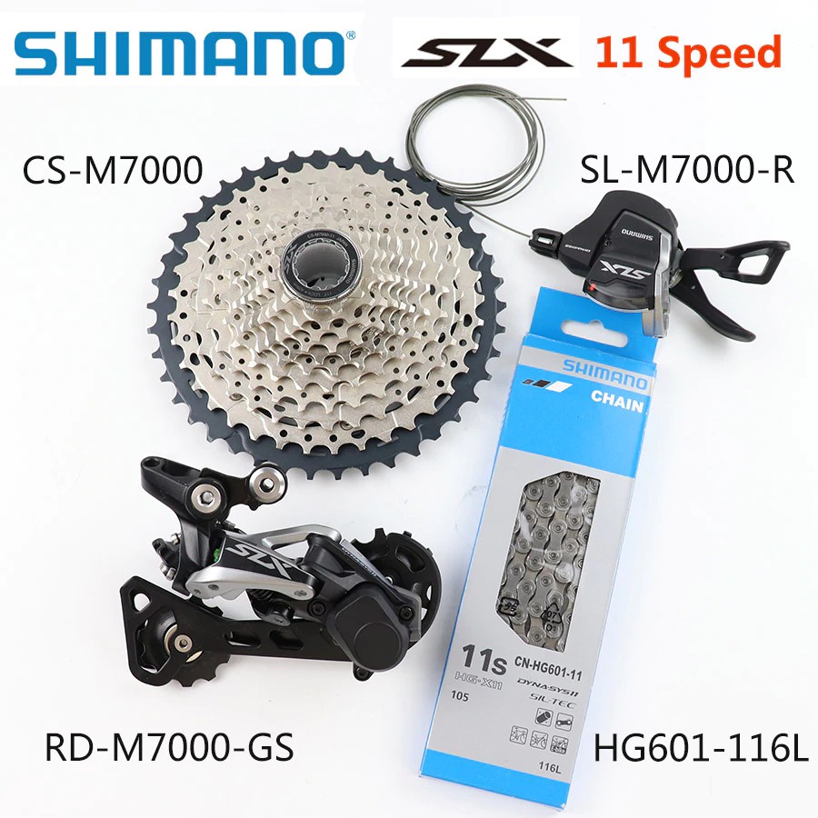 Import SHIMANO SLX M7000 Upgrade-Kit MTB Mountain Bike M7000 Groupset 11-Speed 42T 46T M7000 Rear