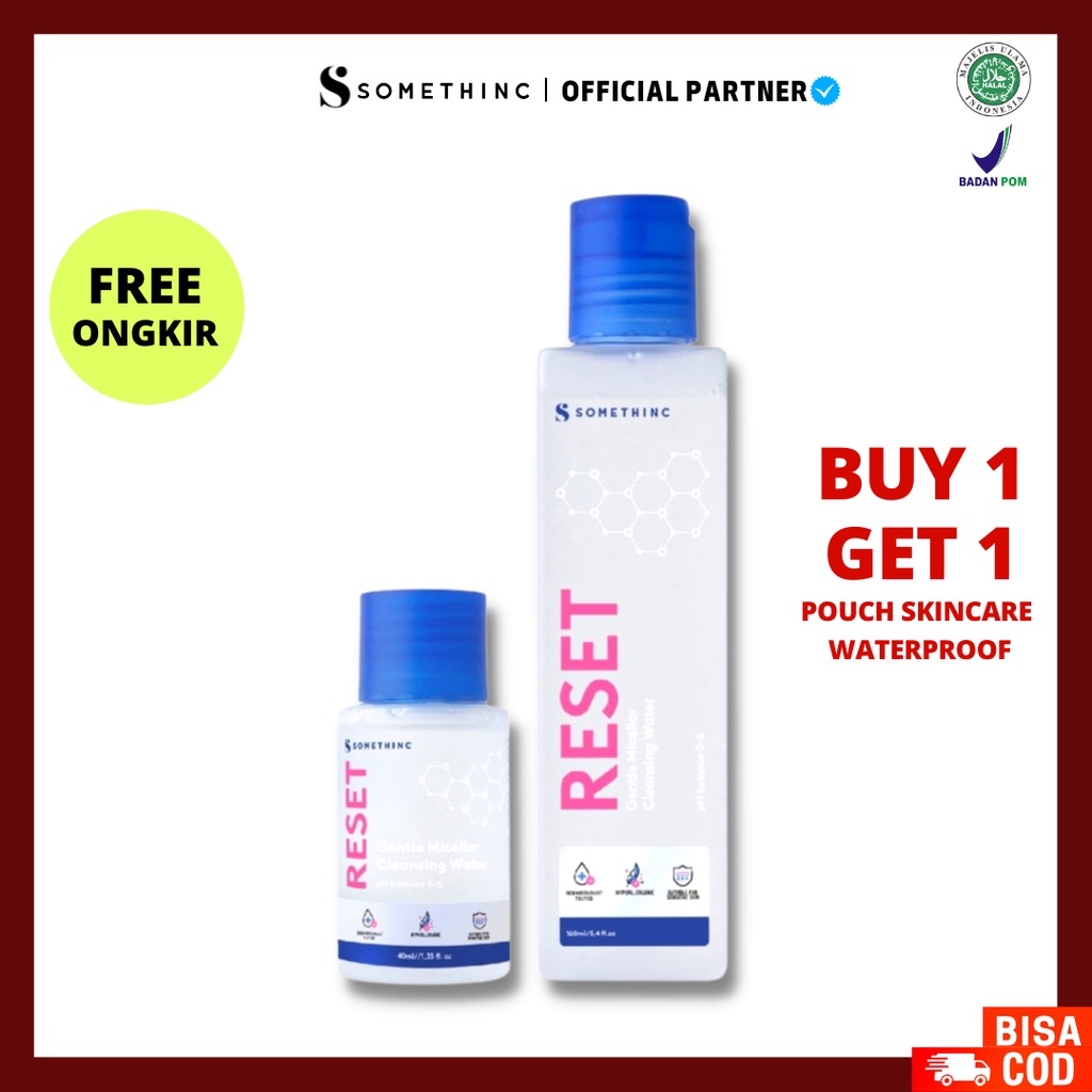 [ FREE ONGKIR ] SOMETHINC Reset Gentle Micellar Cleansing Water