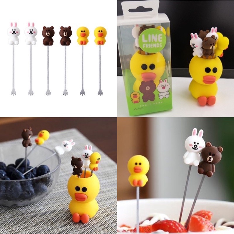 garpu imut cute forks character Garpu buah