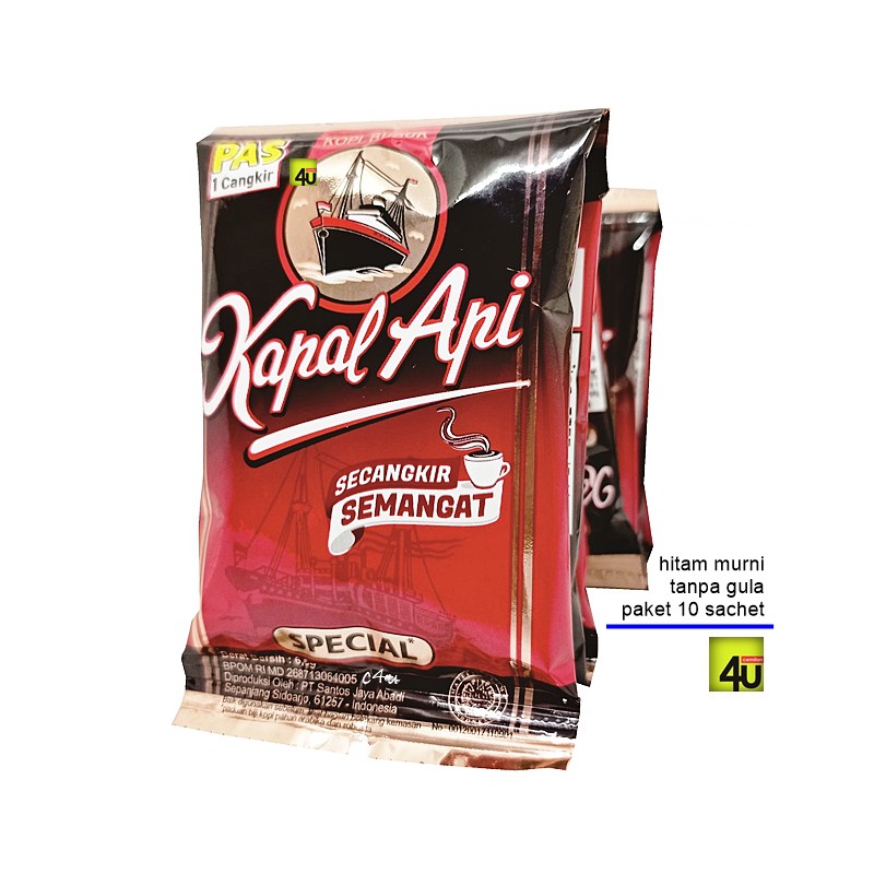 

Kapal Api - Hitam Special Porsi PAS - 10 sachet MINI