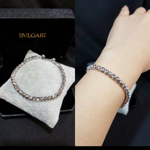 Gelang Premium Quality lapis emas anti karat anti alergi Bracelet Premium Rhodium