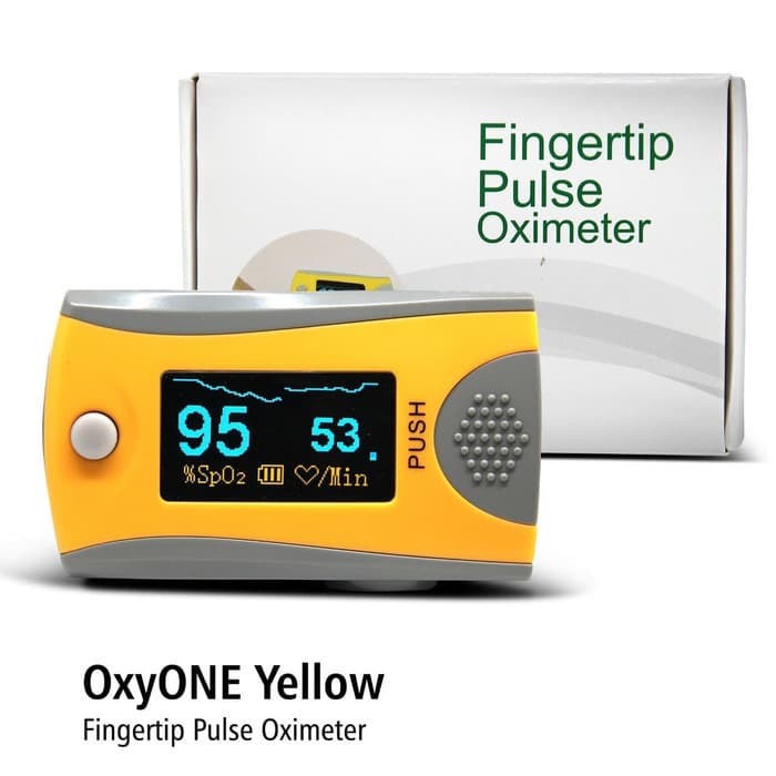 Fingertip Pulse Oxymeter Oxy One Yellow OneMed