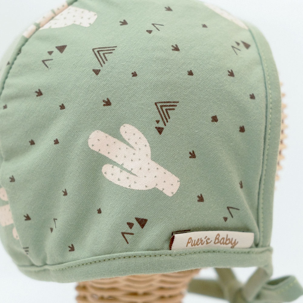 BONNET HAT (TOPI BAYI / TOPI BONNET) PUER’S BONNET BAYI MOTIF