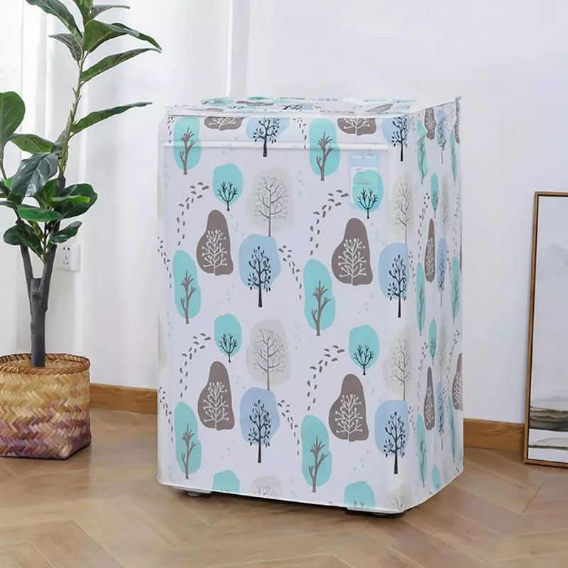 (Tabung A Buka atas)Cover mesin cuci bahan PEVA anti air uk.60x63x87cm