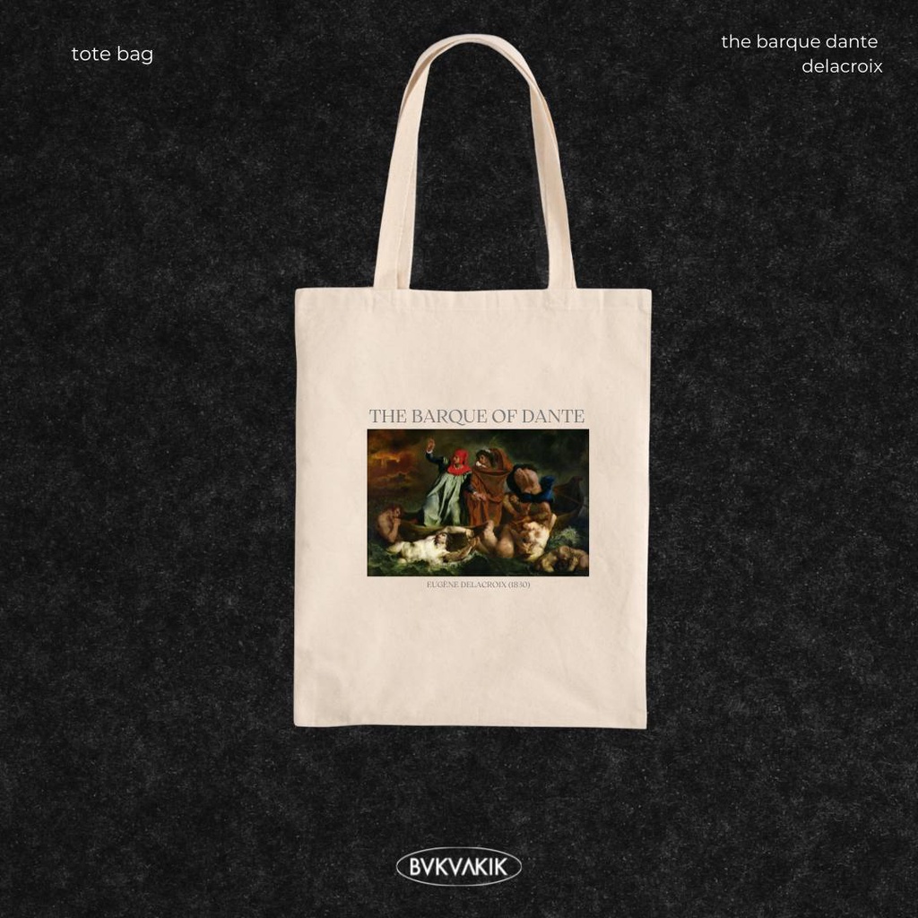 Tote Bag The Banque Dante Delacroix