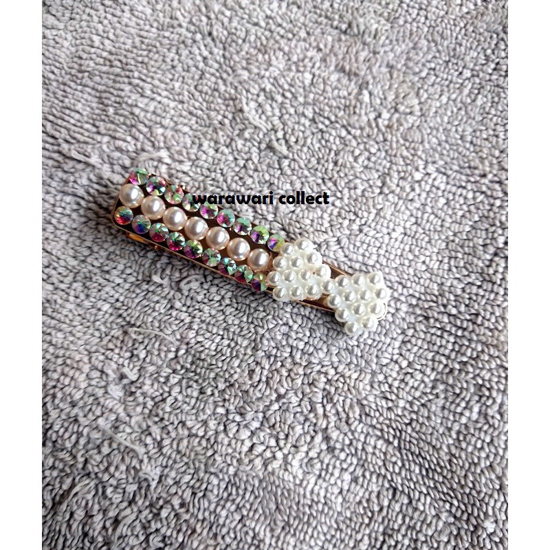 Jepit Rambut Korea Bebek Permata