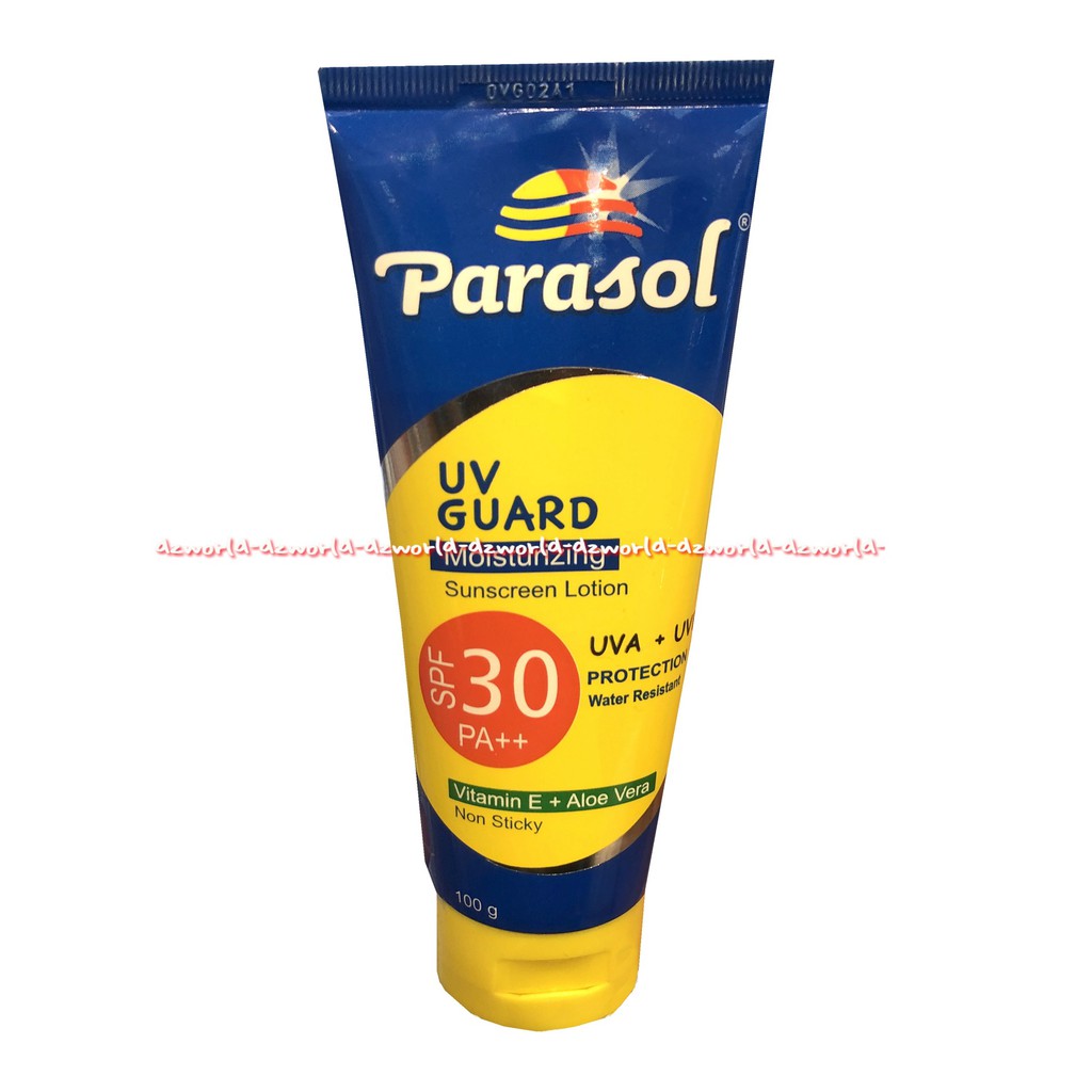 Parasol UV Guard MoisturizingSunscreen Lotion SPF 30 100gr Vitamin E Aloe Vera