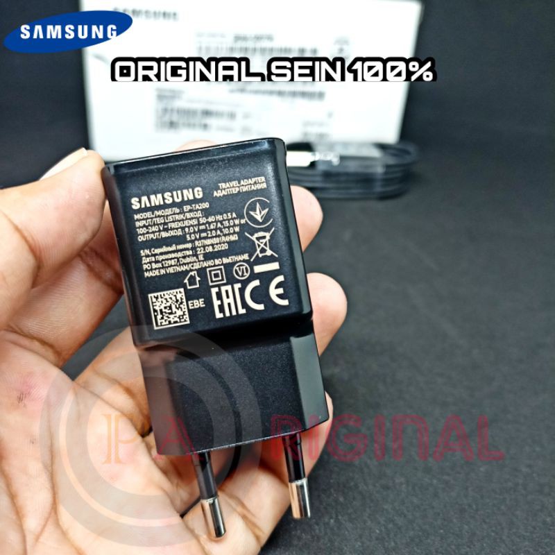 Charger Samsung Galaxy A30 A31 A30s A20 A21 A20s Original SEIN