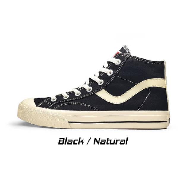 SEPATU VENTELA PUBLIC HIGH BLACK NATURAL MURAH