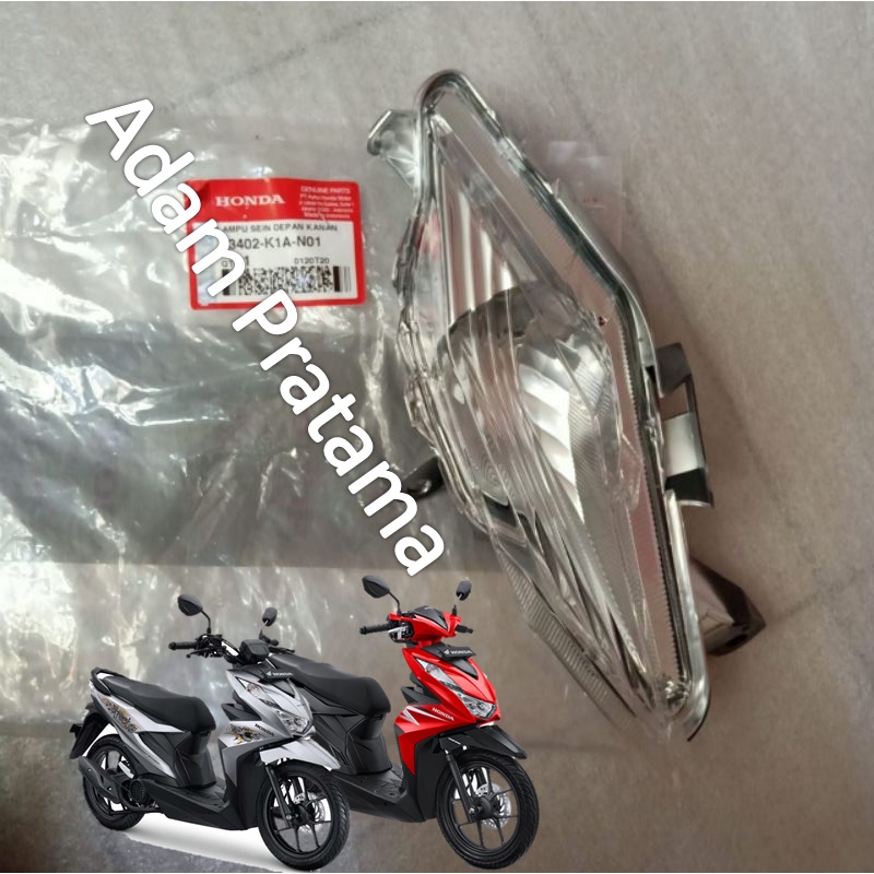 Lampu Sein Beat fi Led Beat Street Led Kanan Depan 33402-K1A-N01 Lampu Sein Kanan Beat fi Led Lampu 