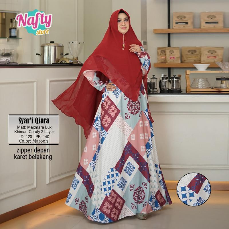 gamis syari Qiara