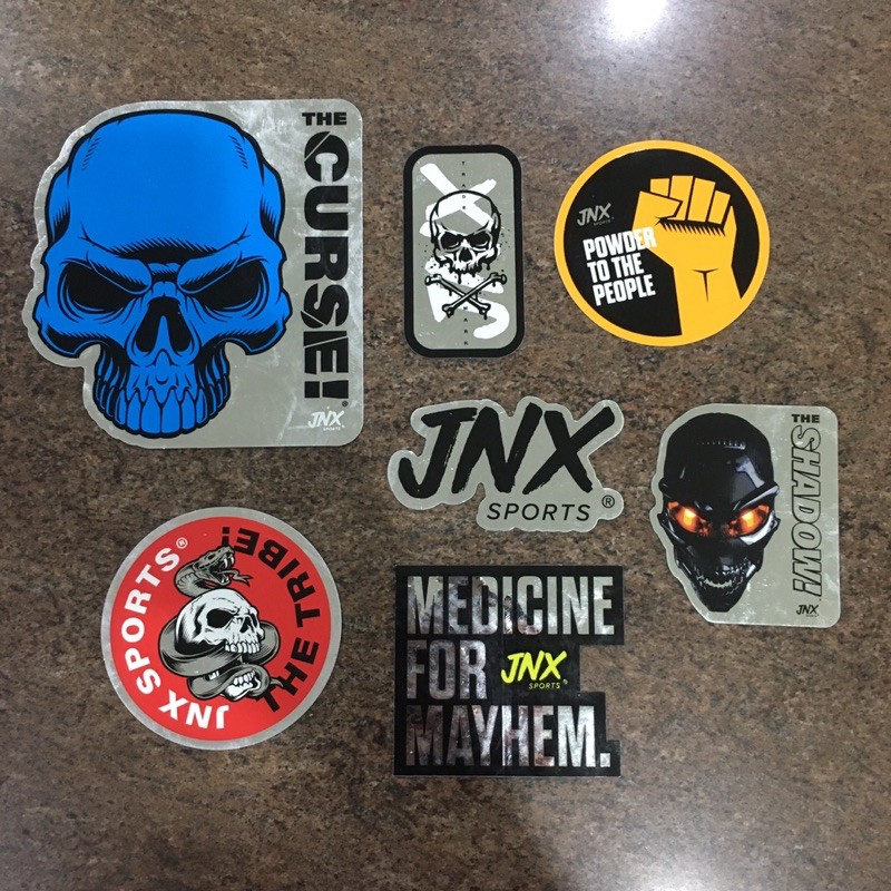 stiker The curse Jnx